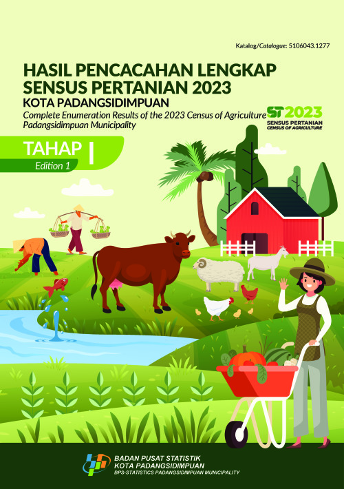 Hasil Pencacahan Lengkap Sensus Pertanian 2023 - Tahap I Kota Padangsidimpuan